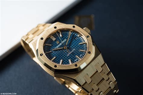 audemars piguet two tone gold single hand|audemars piguet 15450.